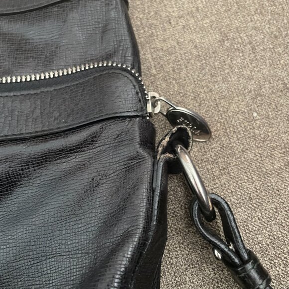 Furla convertable black leather hand/shoulder bag - Picture 9 of 12